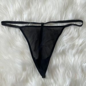 Vintage 100% Silk G-String Panty